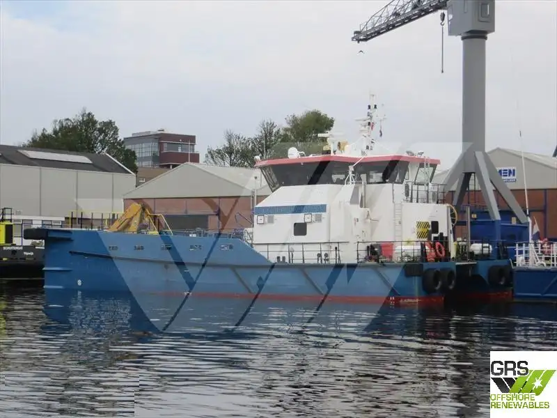 Vēja parku apkalpošanas kuģis pārdod
