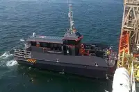 Vēja parku apkalpošanas kuģis pārdod