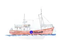 Staru trallera zvejas kuģis pārdod