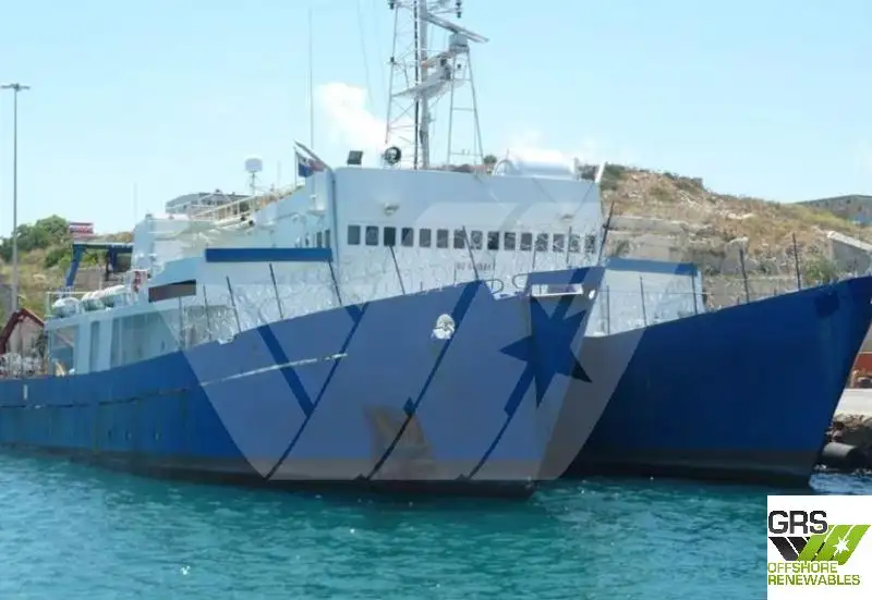 Hidrogrāfiskais kuģis pārdod