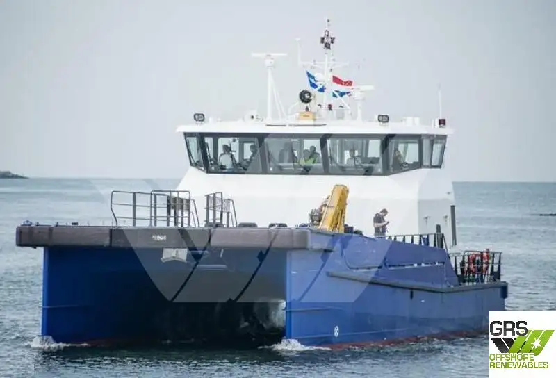 Vēja parku apkalpošanas kuģis pārdod