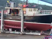 Garā līnija zvejas kuģis pārdod