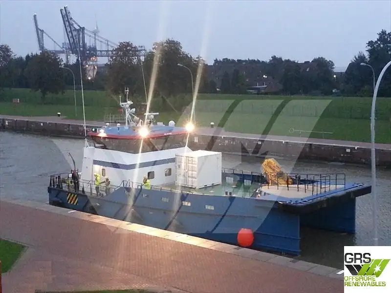 Vēja parku apkalpošanas kuģis pārdod