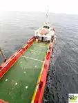 Vēja parku apkalpošanas kuģis pārdod